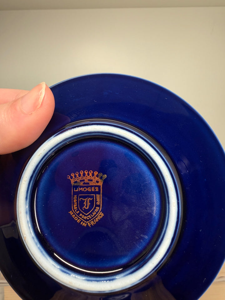 Limoge Demitasse Cup and Saucer