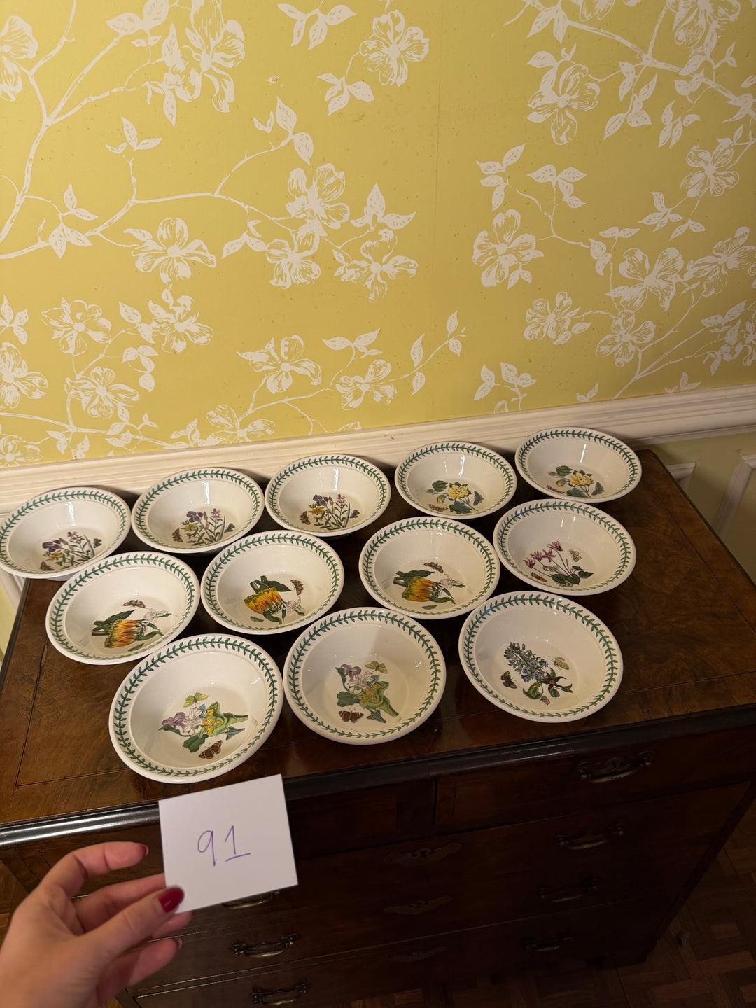 12 Portmeirion Botanic Garden Soup Bowls