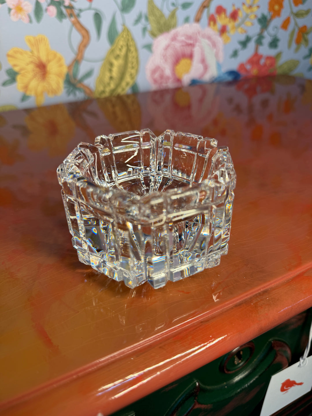 Crystal Cigarette Ash Tray