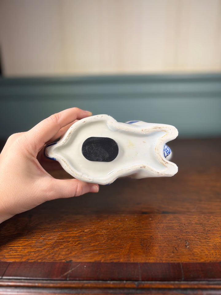 Blue and White Bunny Piggy Bank