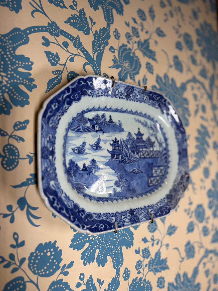Blue Willow Antique Wall Plate (from Guest & Gray)