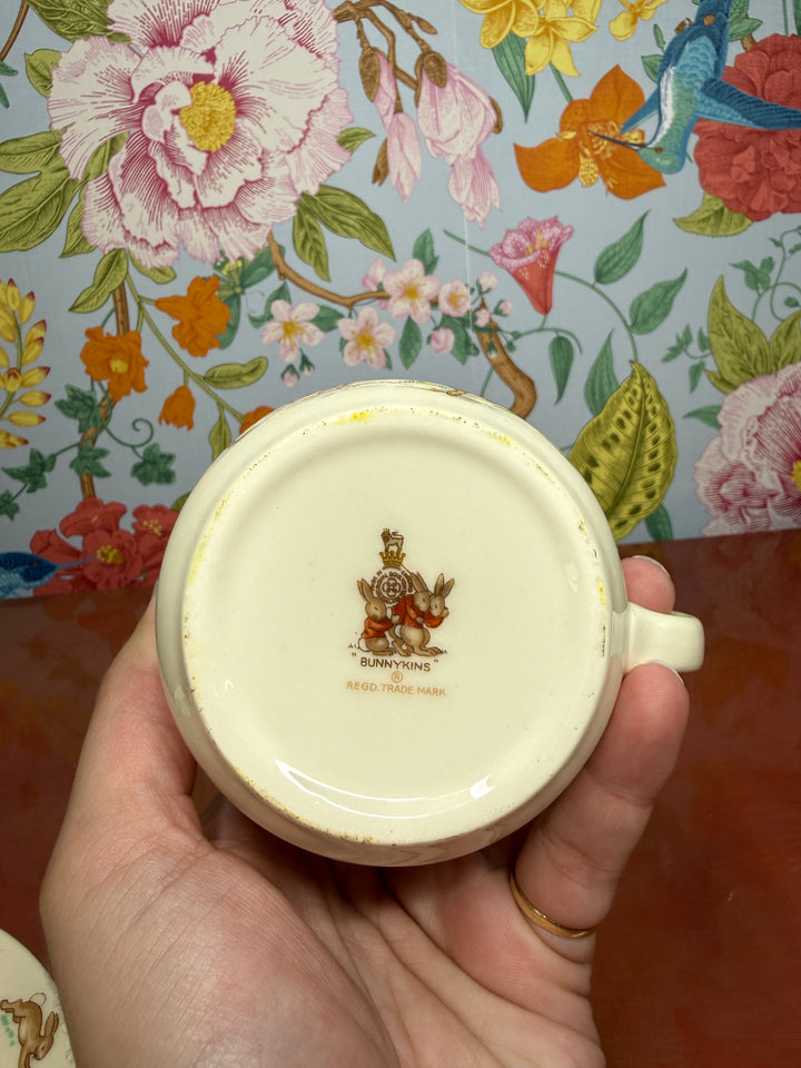 “Bunnykins” Plate, Bowl, Mug Set