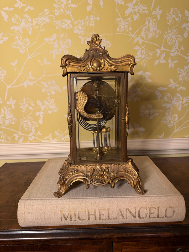 Ornate Gold Mantel Clock