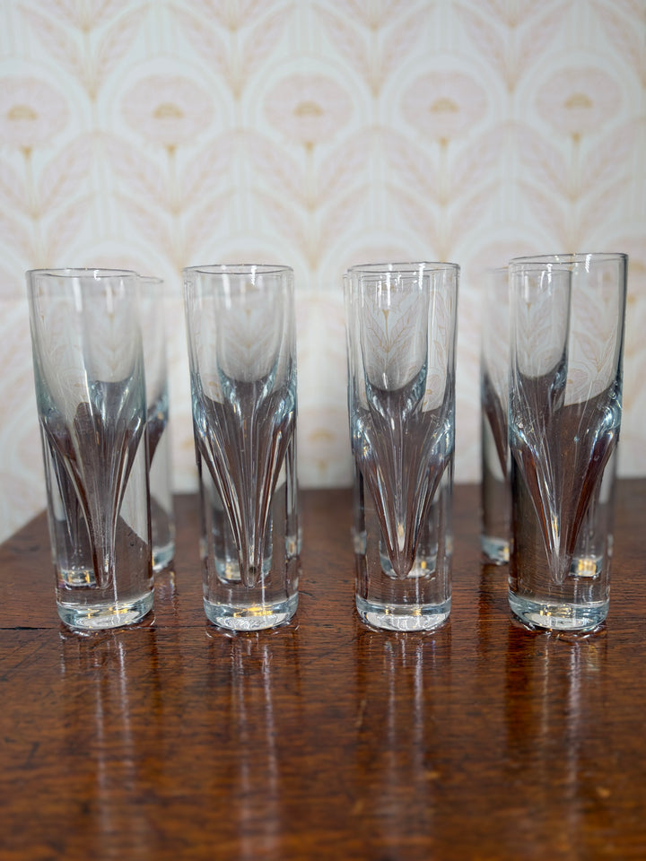 Set of 8 Unmarked Water Glasses