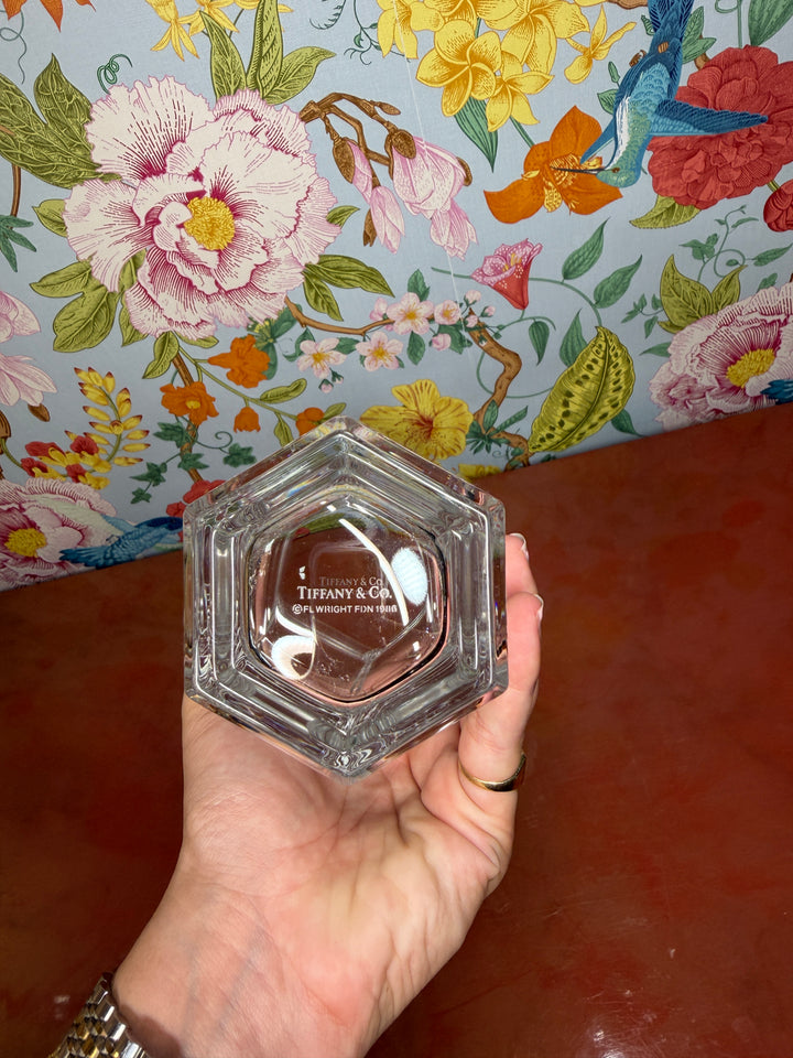 Vintage Tiffany & Co Hexagonal Vase