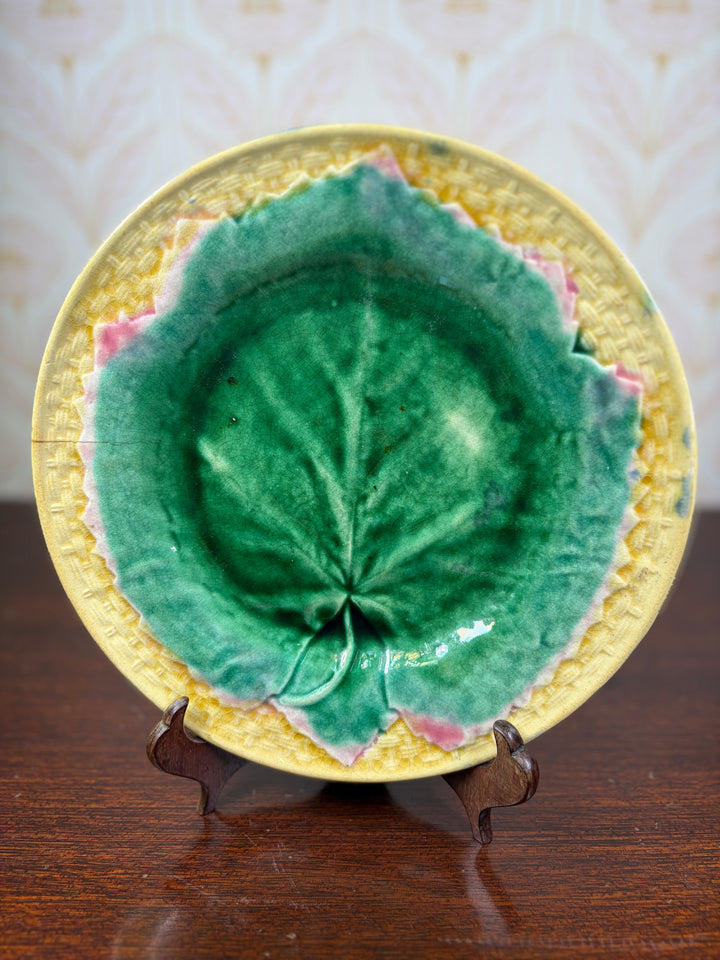 Antique Etruscan Majolica Plate