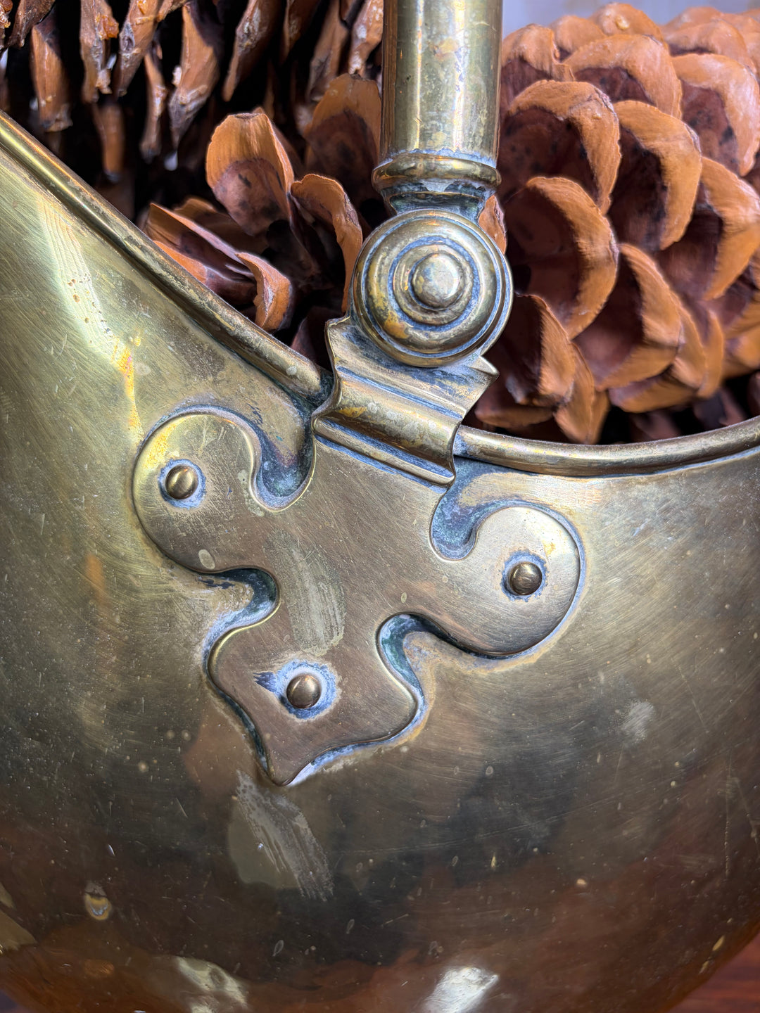 Brass Firewood Holder