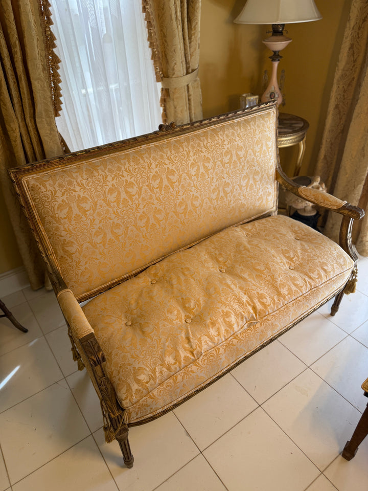 French Louis XVI Style Loveseat