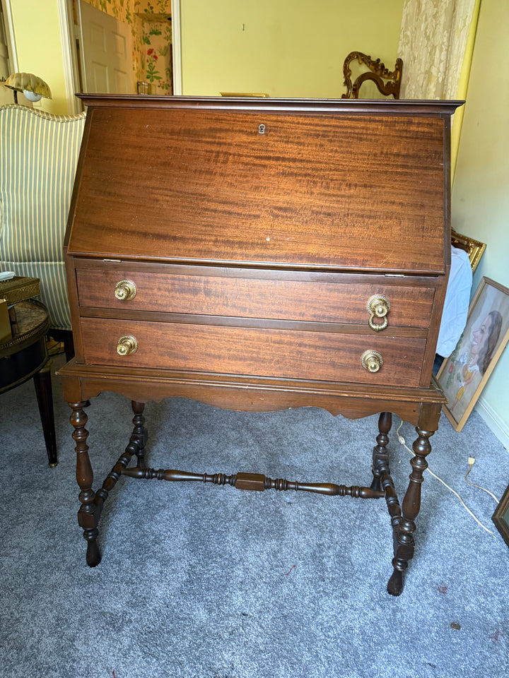Slant Drop Front Secretary Desk