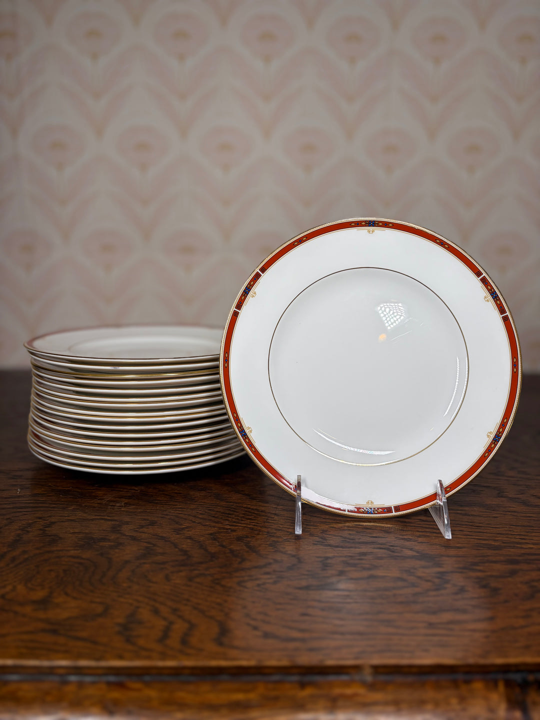 Set of 17 Wedgwood Colorado Salad Plates