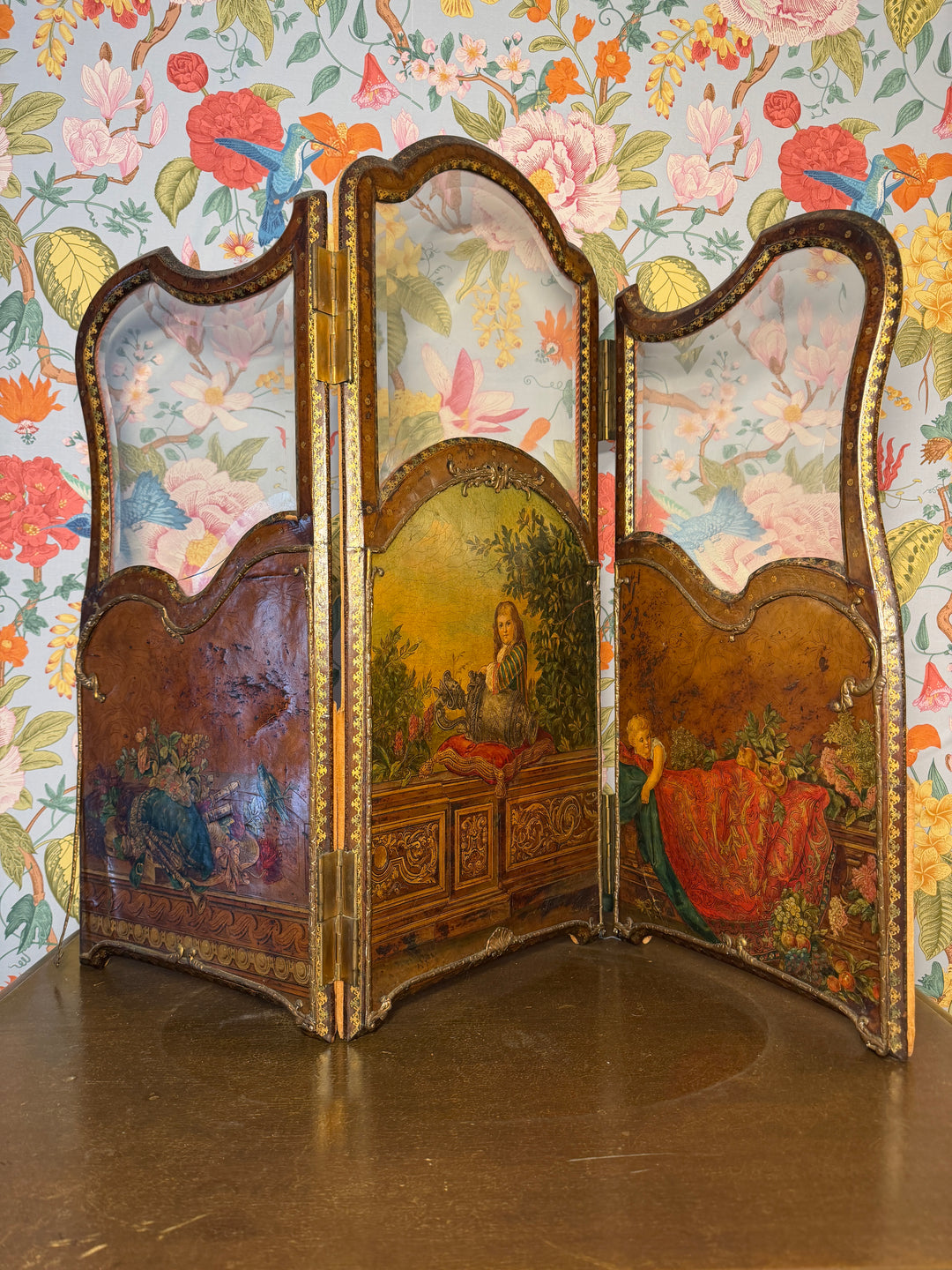Louis XV Hand Painted Room Divider