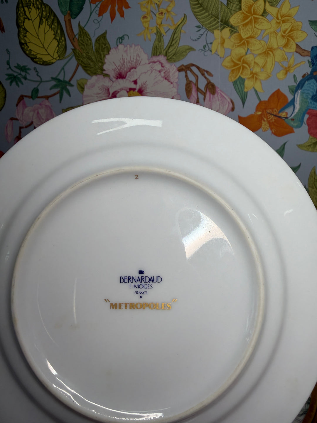 Set of 6 Limoges “Metropolis” Plates