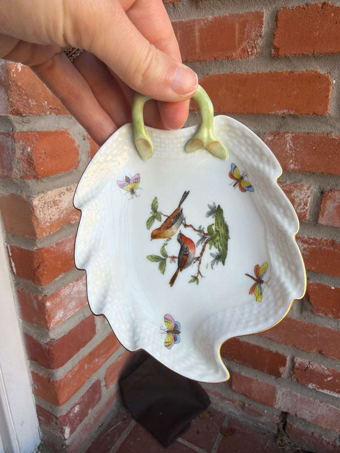 Herend Leaf Trinket Tray (#205)