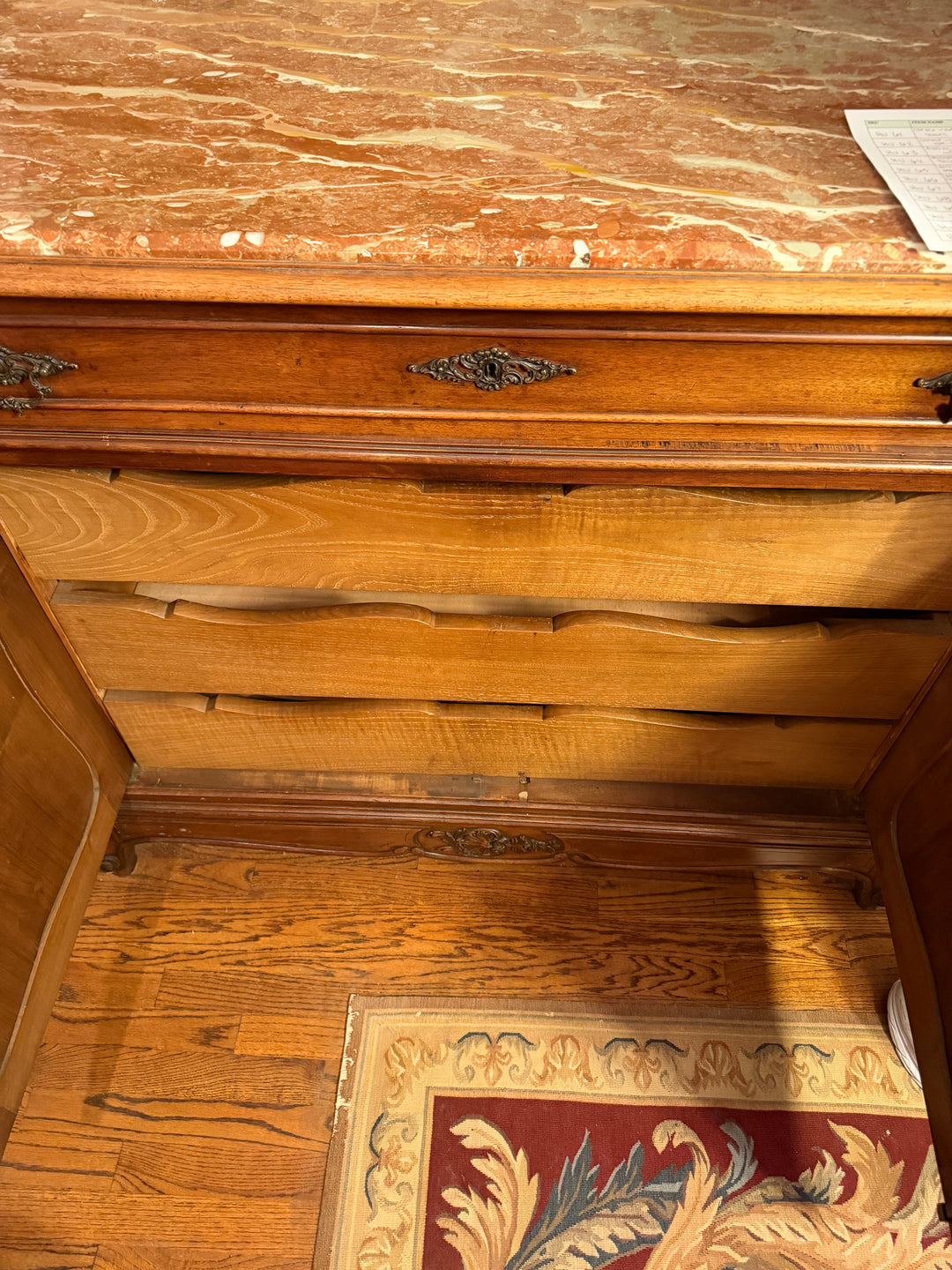 Sideboard with Marble Top