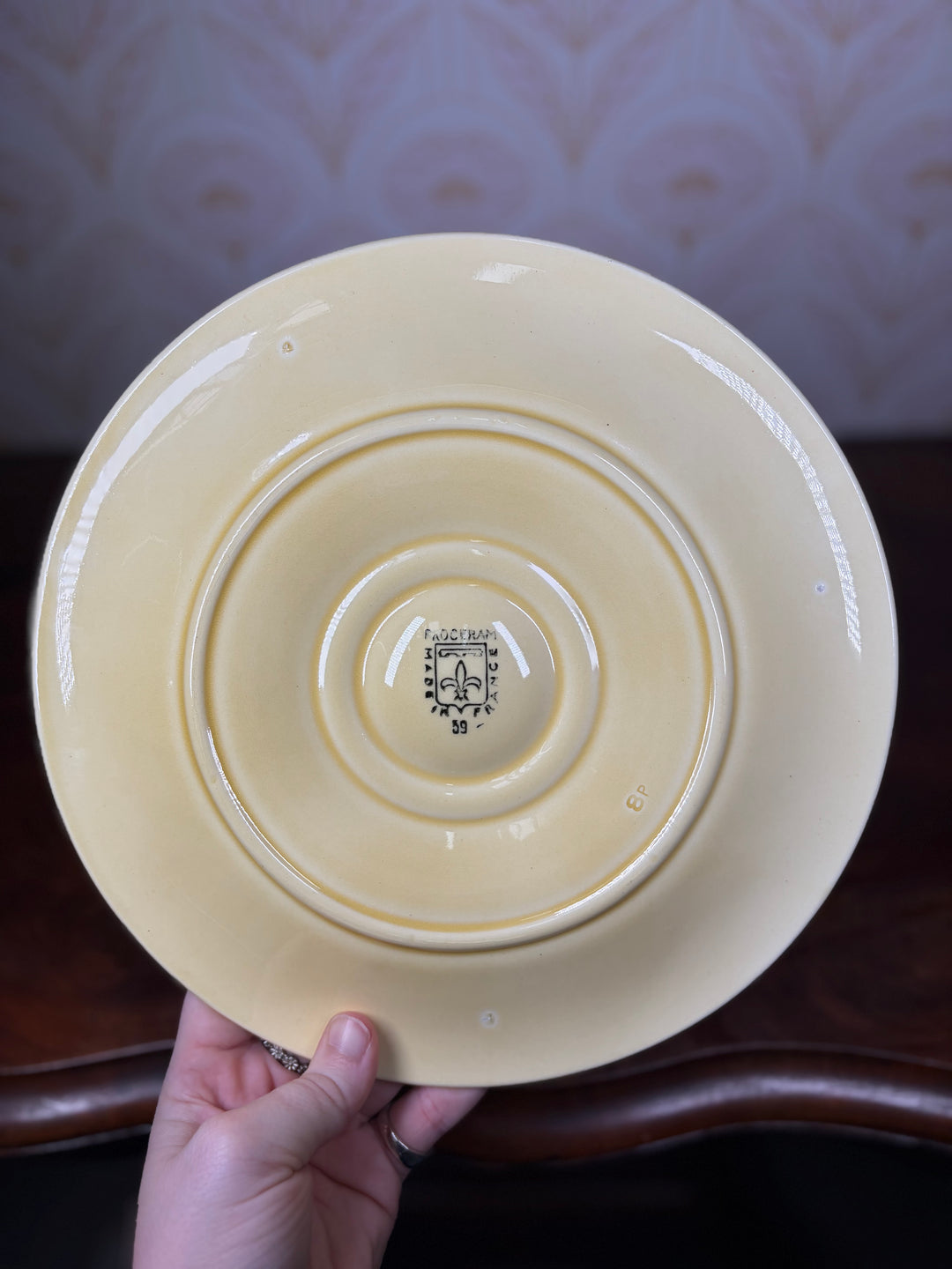 Yellow Oyster Plate
