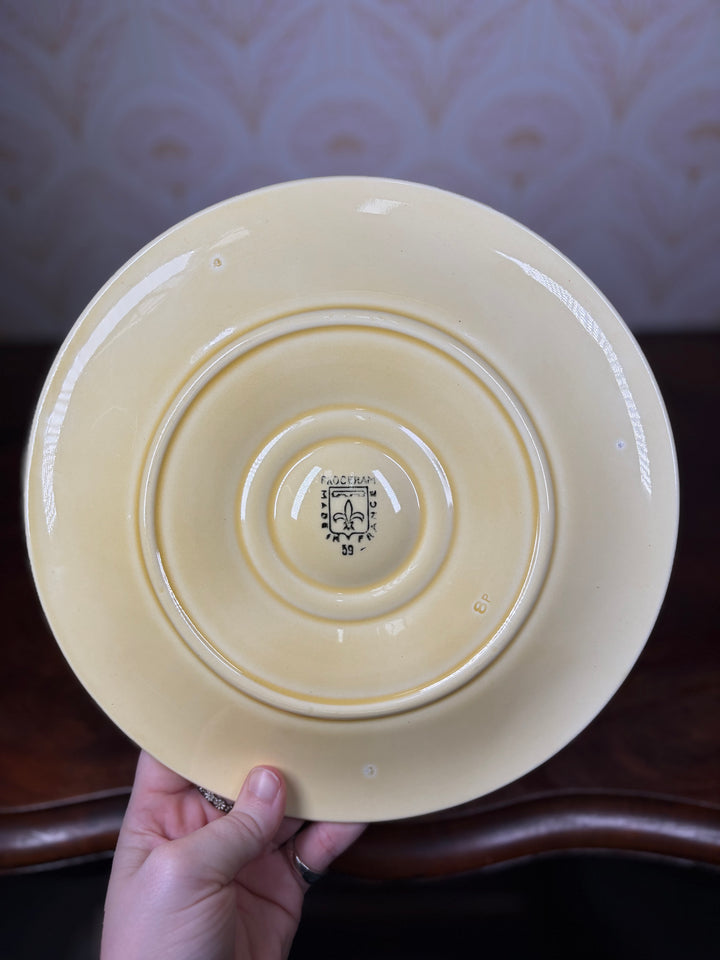 Yellow Oyster Plate