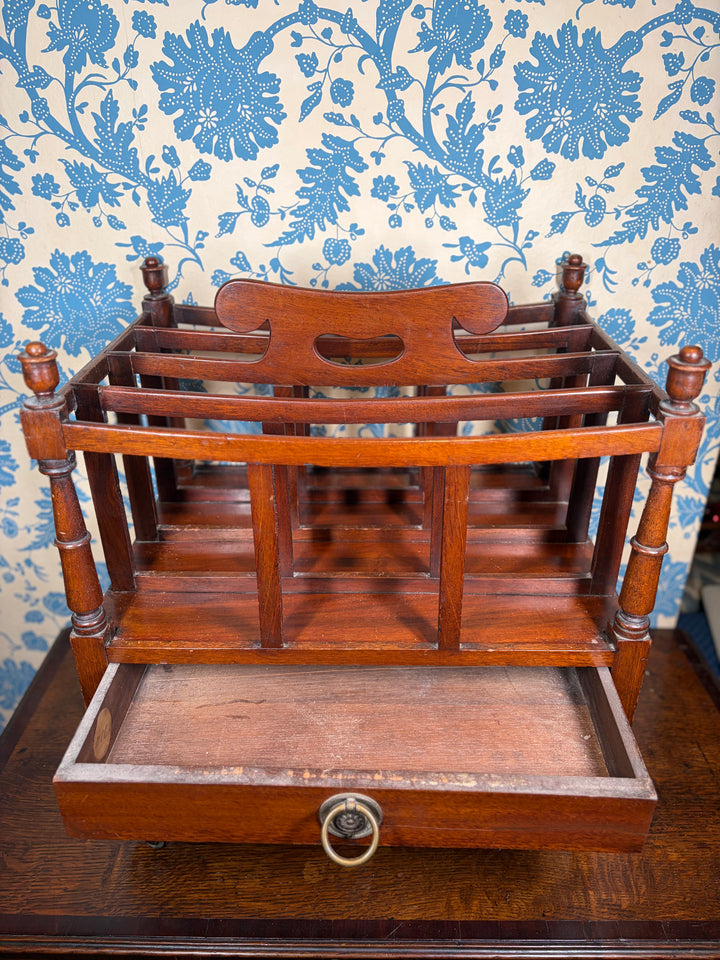 Vintage Wooden Book/Magazine Rack