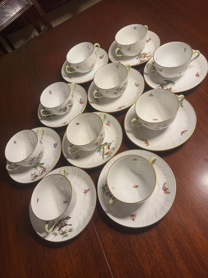 10 Herend Consommé Cups (#1716)