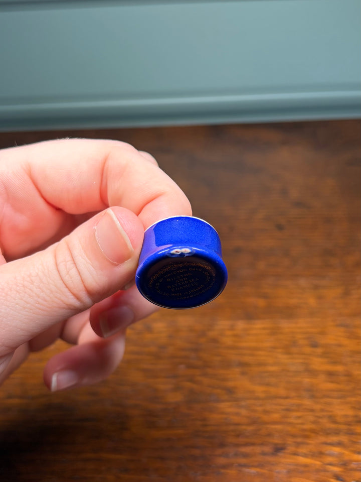 Halcyon Days “Thank You” Small Enamel Pill Box