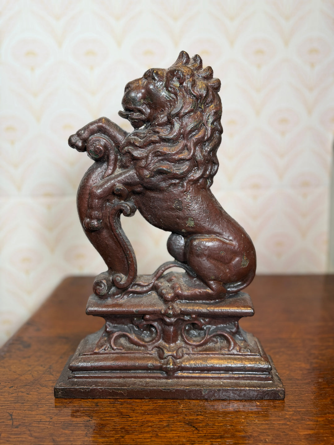 Lion Iron Door Stop