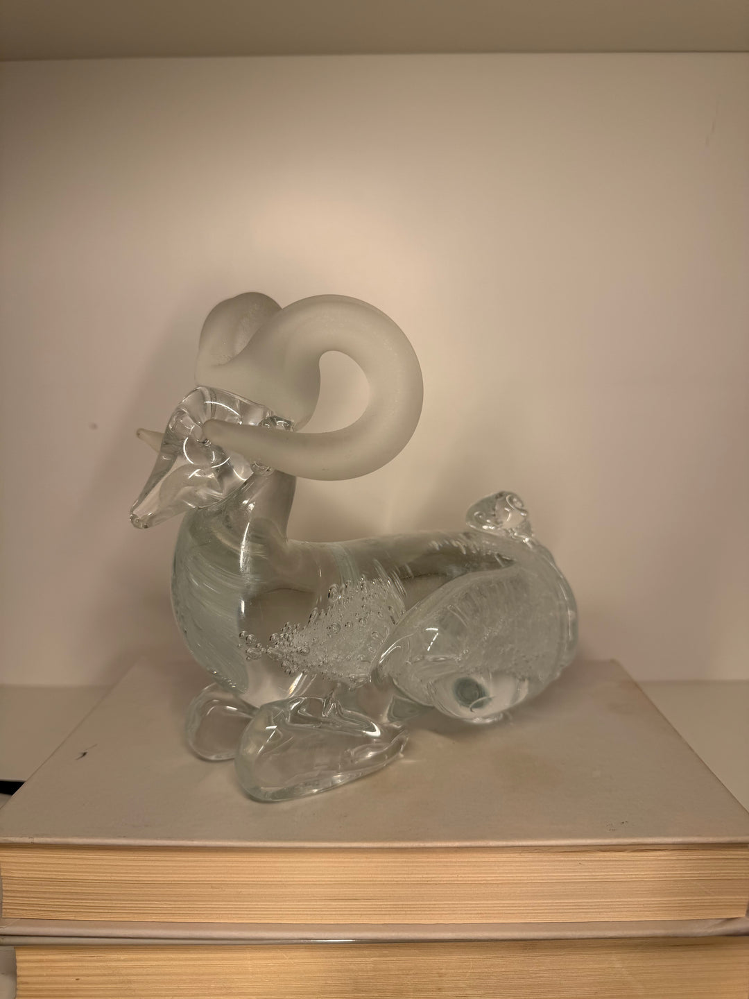 Quidio  Blown Glass Ram