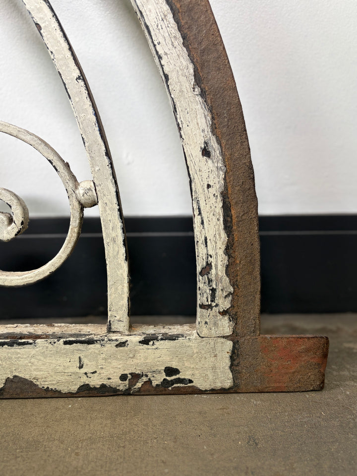 Wrought Iron Arched Transom