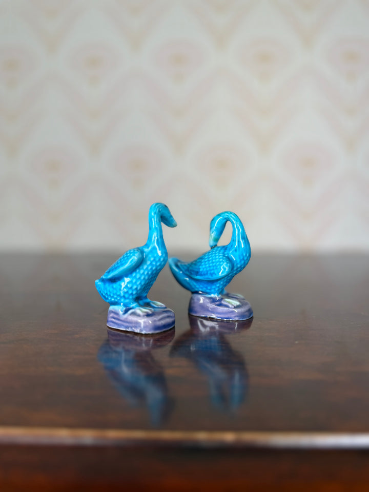 Blue Trinket Ducks - Set of 2