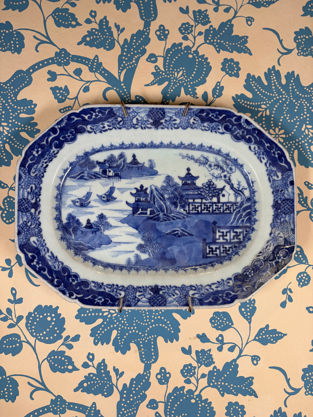 Blue Willow Antique Wall Plate (from Guest & Gray)