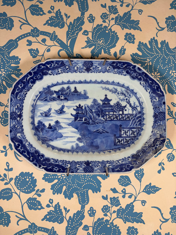 Blue Willow Antique Wall Plate (from Guest & Gray)