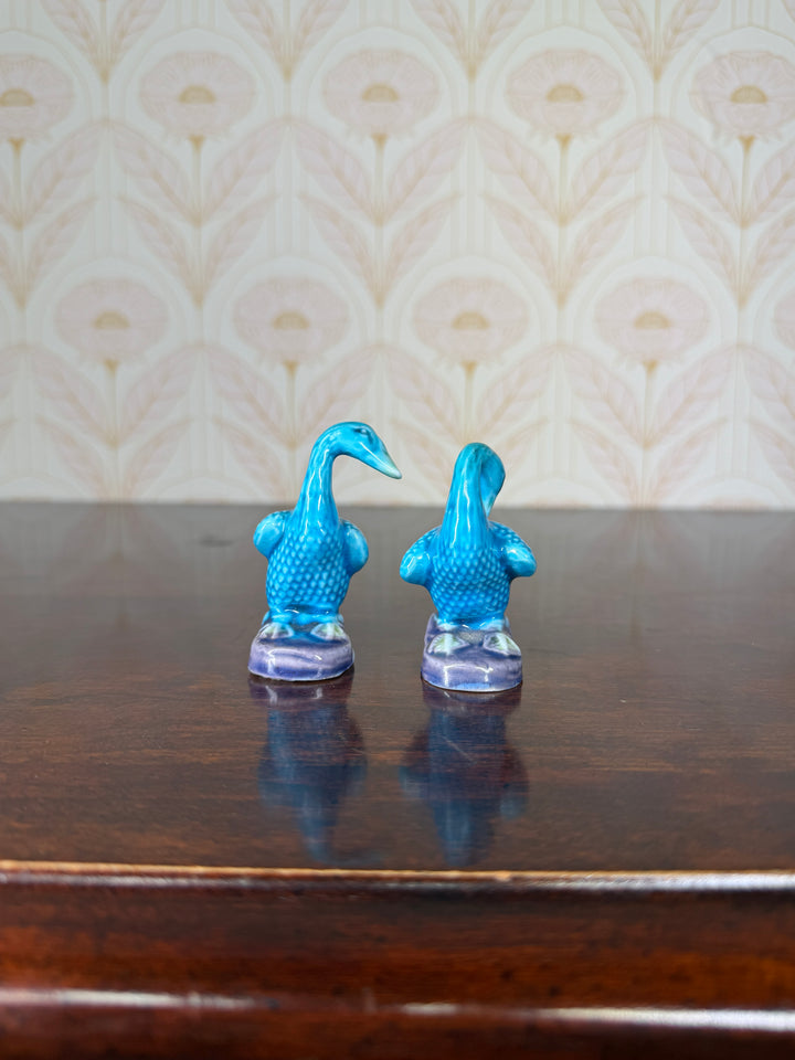 Blue Trinket Ducks - Set of 2