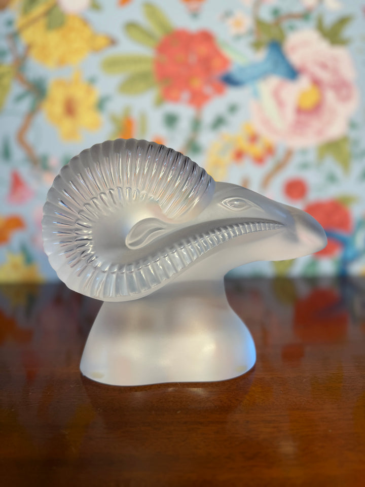 Lalique Ram Sculpture