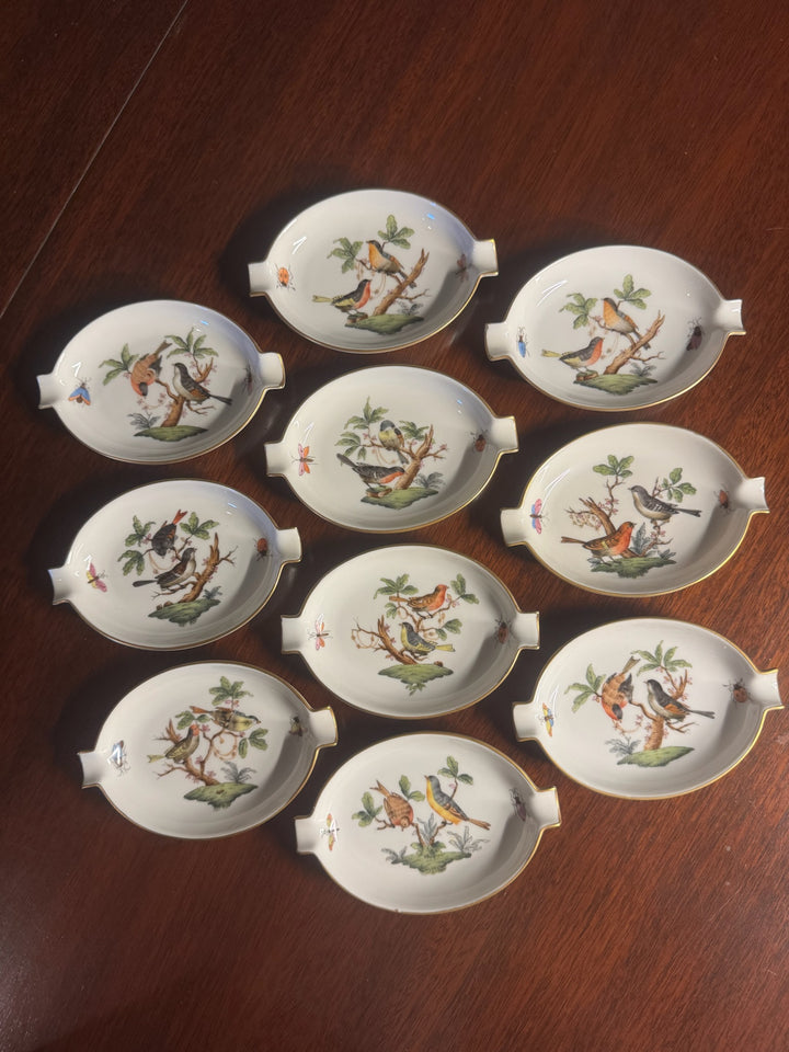 Herend Rothschild Ash Trays (#7784)