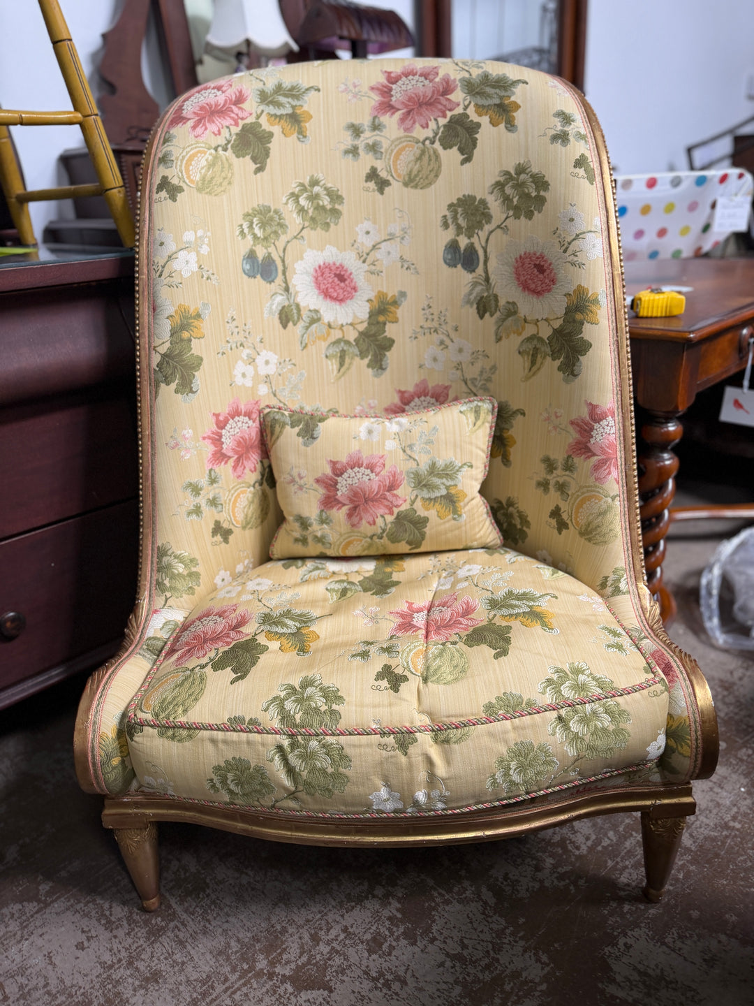 High Back Bergere