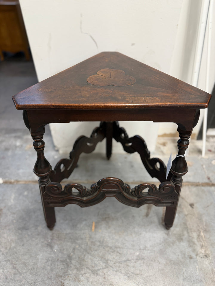 Antique Kittinger Triangular Accent Table