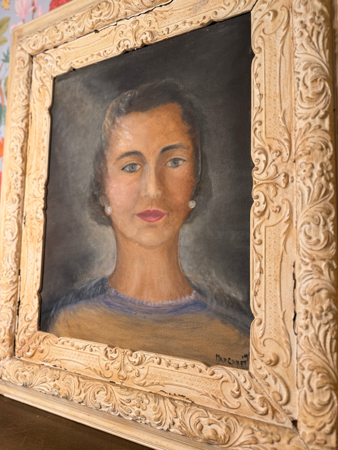 Antique Framed Oil Painting