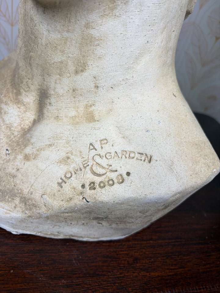 Neoclassical Female Bust Planter