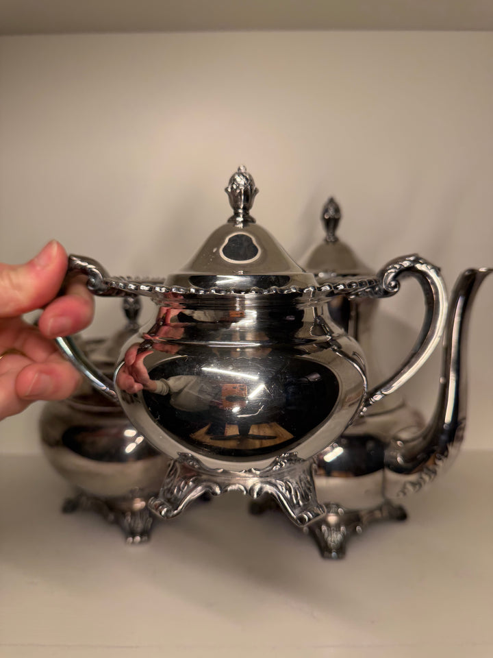 Georgian Cadroon Silverplate Set