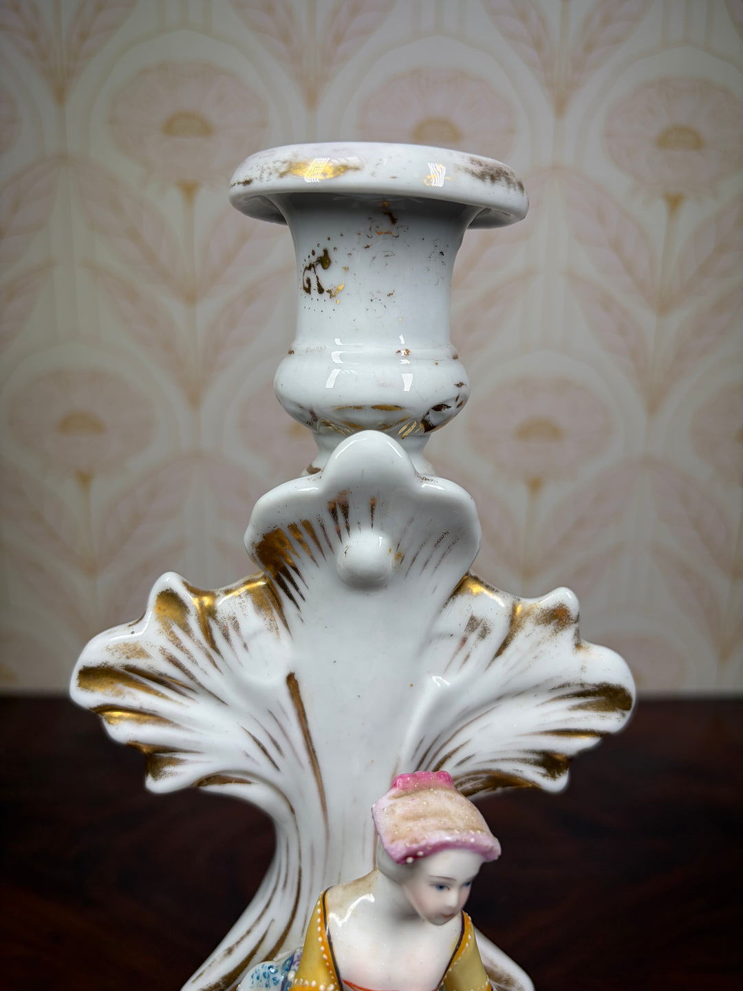 19th Century Victorian Lady Candle Holder