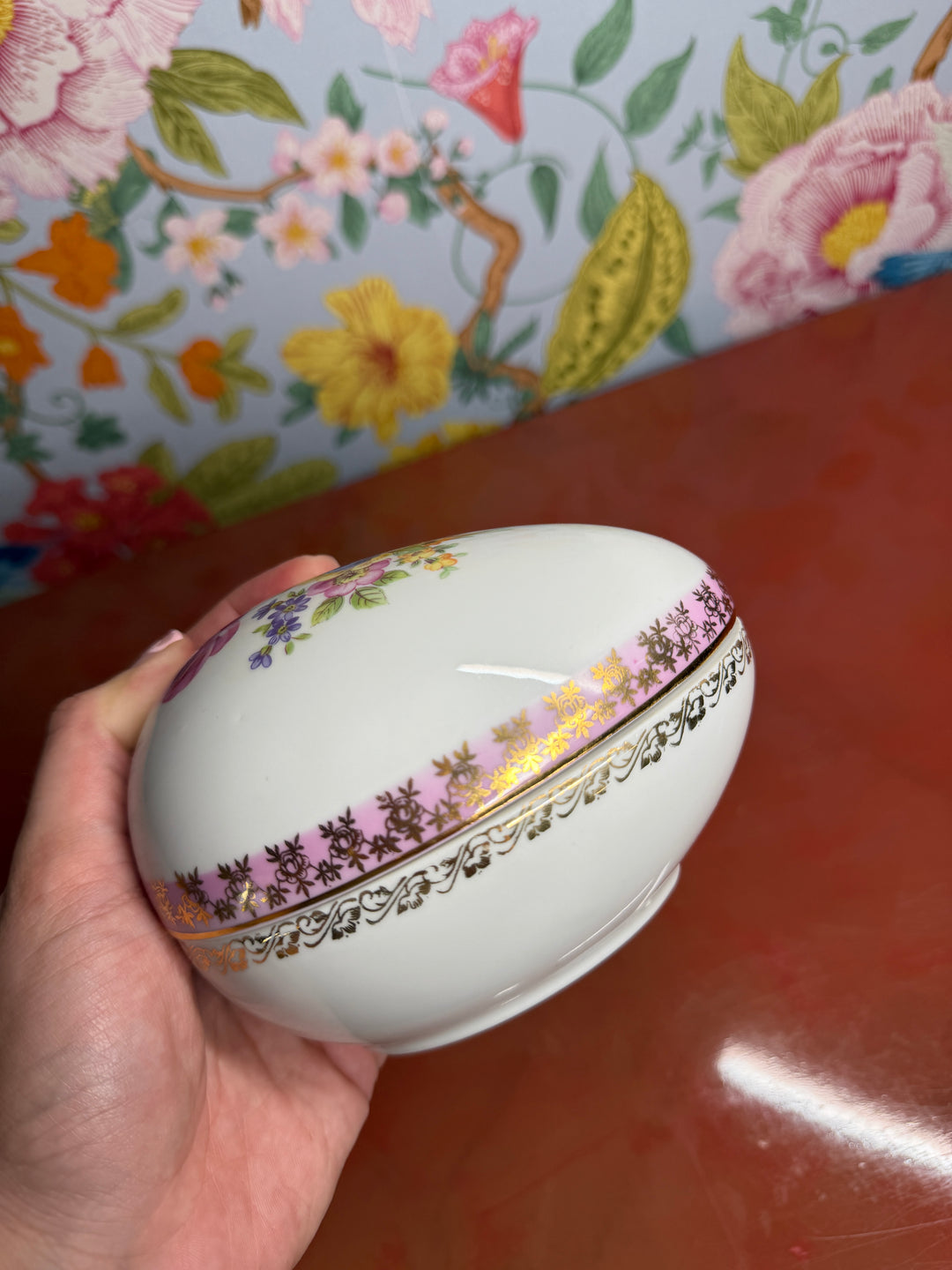 Dresden Porcelain Egg