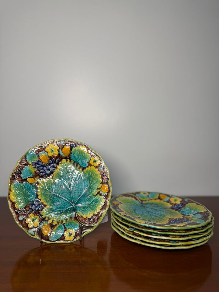 Set of 6 Samuel Alcock Dessert Plates