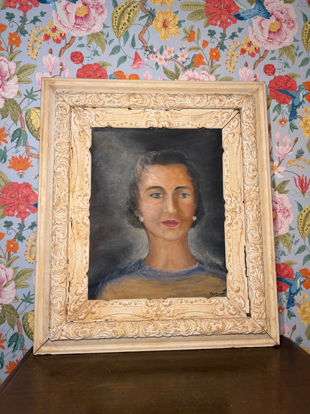 Antique Framed Oil Painting