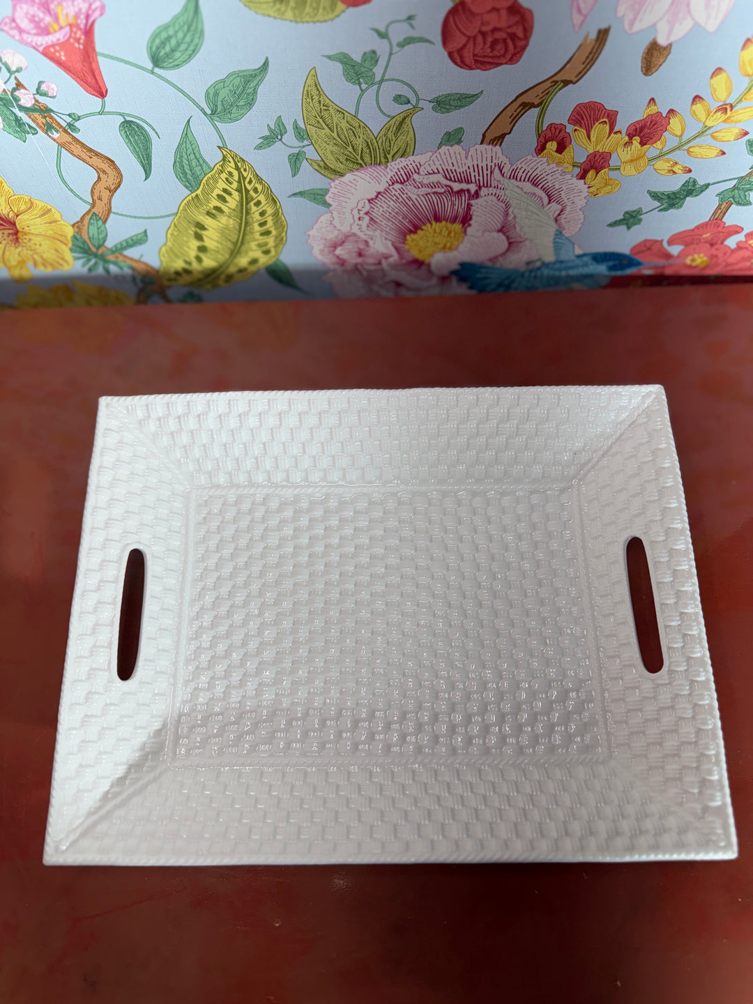 Vintage Tiffany & Co Basket Weave Serving Set