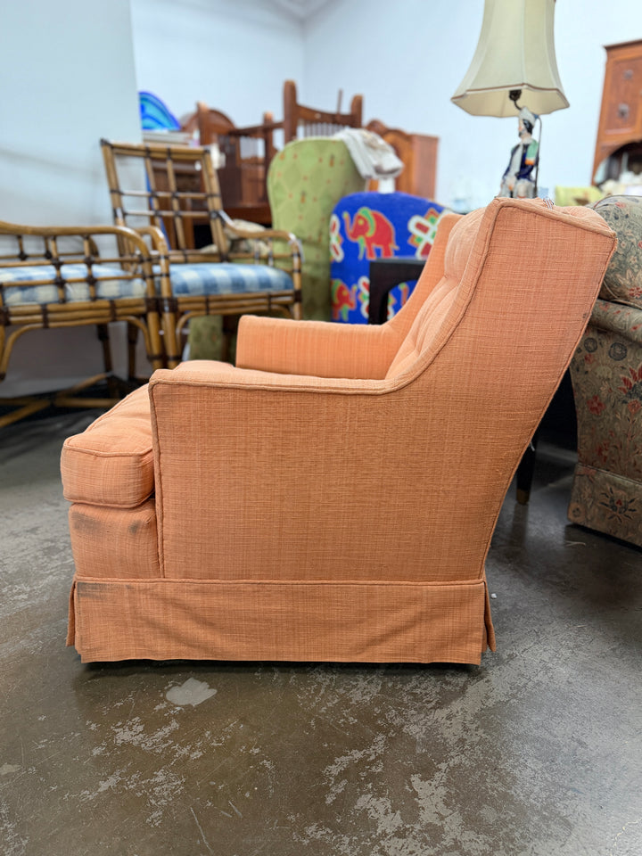 Upholstered Chair - Orange