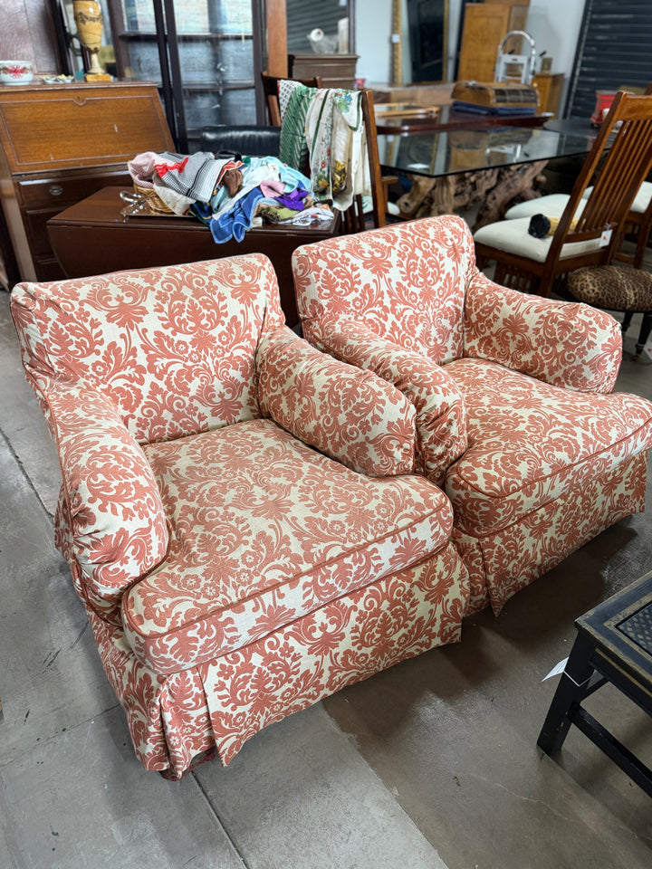 Set of 2 Slipcovered Armchairs