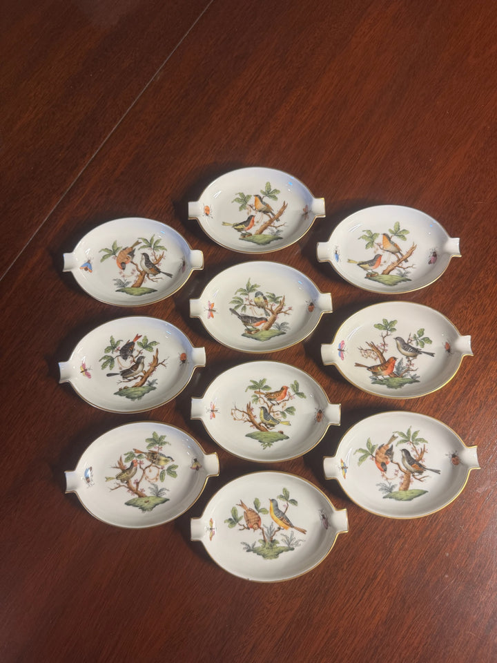 Herend Rothschild Ash Trays (#7784)