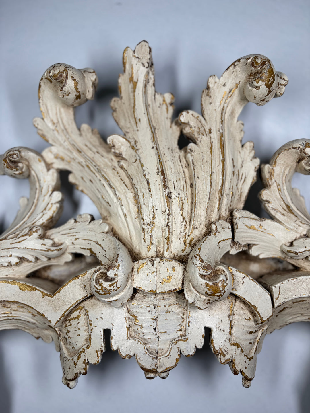 Large Baroque-Style Carved Architectural Arch Wall Ornament