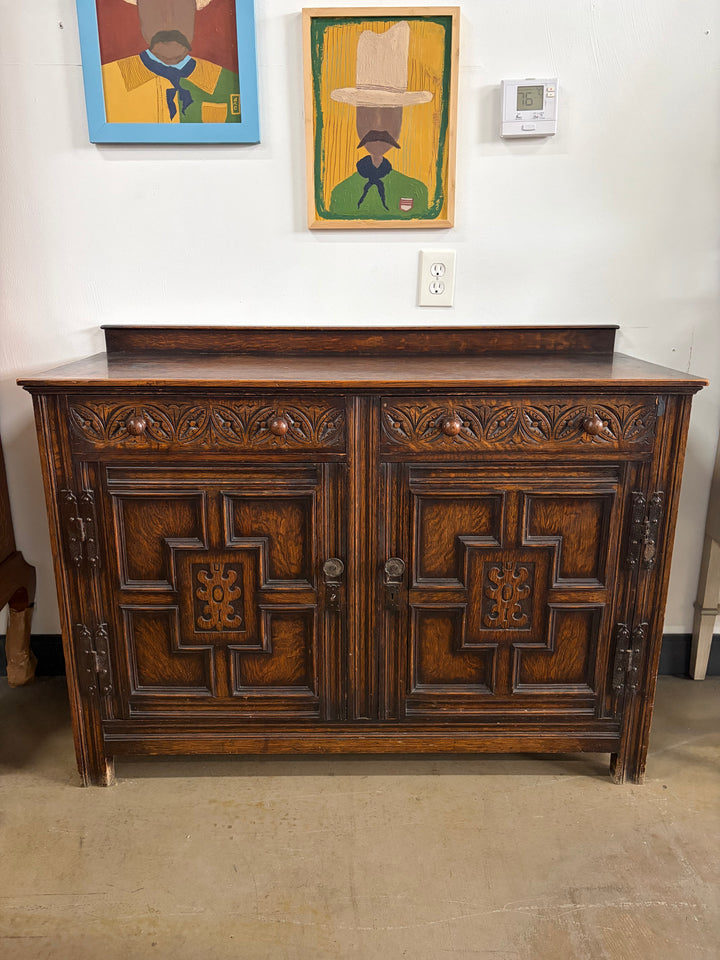 Jacobean Oak Side Board (from England)