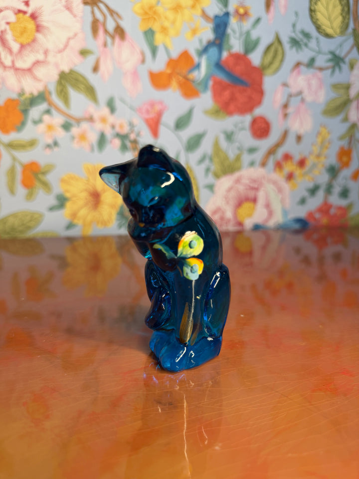 Blue Fenton Cat