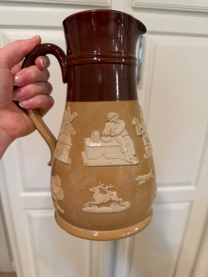 Royal Doulton, Lambeth Pottery Jug (9.5 in)