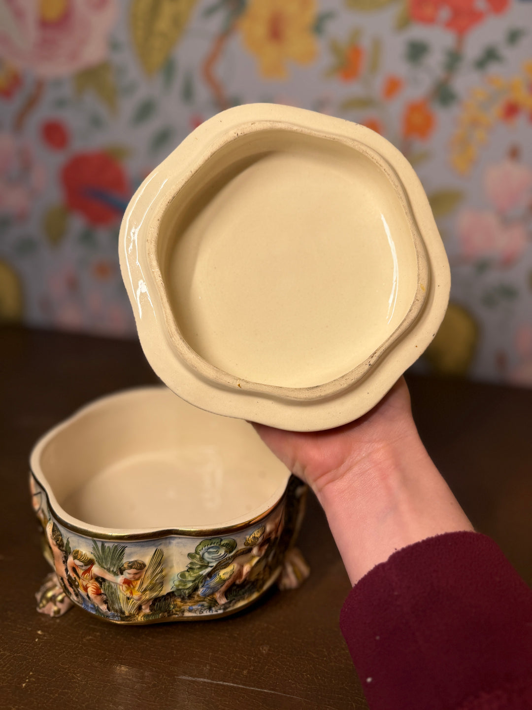 Capodimonte Potpourri Dish